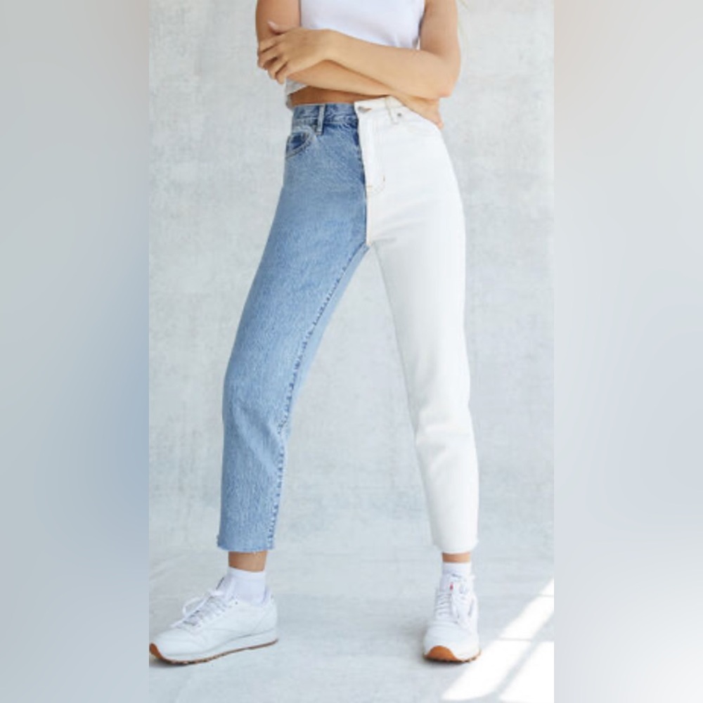 Pacsun dual color jeans high waisted